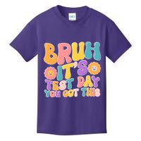 Retro Bruh Its Test Day You Got This Kids T-Shirt