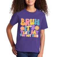 Retro Bruh Its Test Day You Got This Kids T-Shirt