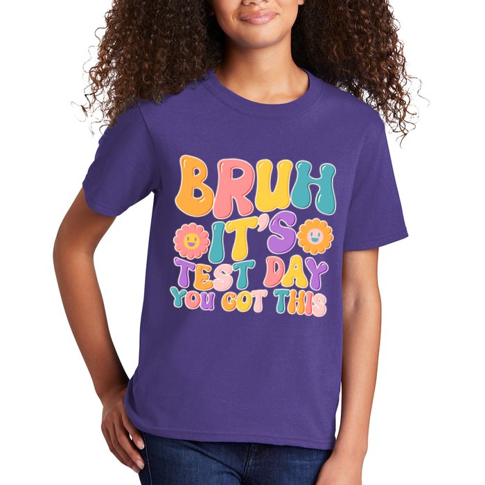 Retro Bruh Its Test Day You Got This Kids T-Shirt