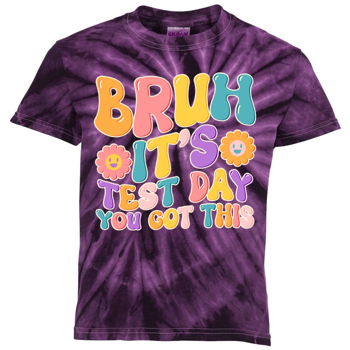 Retro Bruh Its Test Day You Got This Kids Tie-Dye T-Shirt