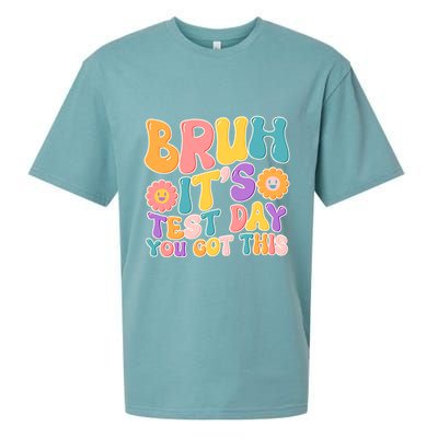 Retro Bruh Its Test Day You Got This Sueded Cloud Jersey T-Shirt