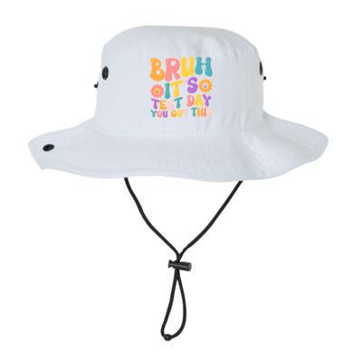 Retro Bruh Its Test Day You Got This Legacy Cool Fit Booney Bucket Hat