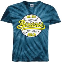 Retro Bananas In My Banana Era Kids Tie-Dye T-Shirt