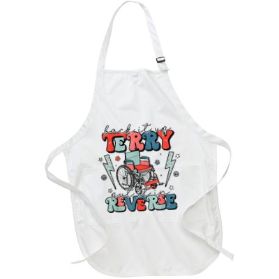 Retro Back It Up Terry Put It In Reverse Funny 4th Of July Full-Length Apron With Pockets