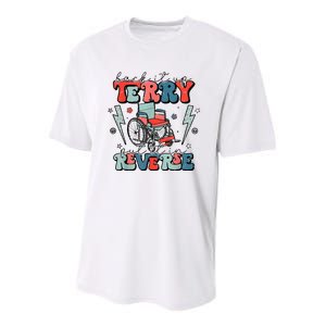 Retro Back It Up Terry Put It In Reverse Funny 4th Of July Youth Performance Sprint T-Shirt