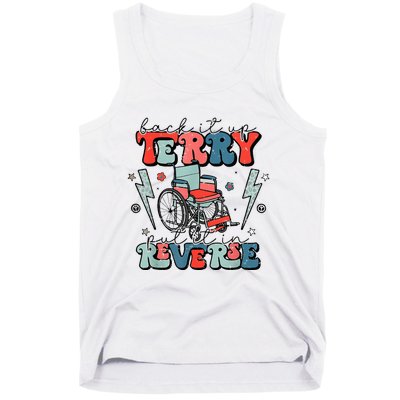 Retro Back It Up Terry Put It In Reverse Funny 4th Of July Tank Top