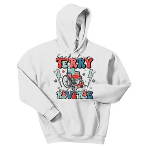 Retro Back It Up Terry Put It In Reverse Funny 4th Of July Kids Hoodie