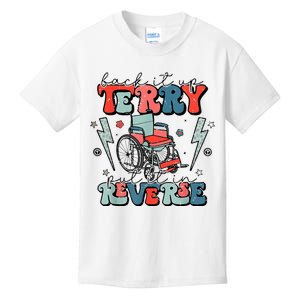 Retro Back It Up Terry Put It In Reverse Funny 4th Of July Kids T-Shirt