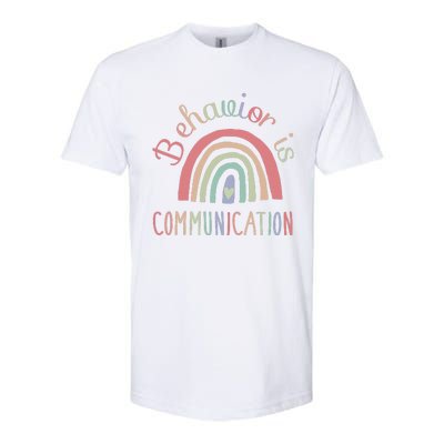 Rainbow Behavior Is Communication Special Education Sped Softstyle® CVC T-Shirt