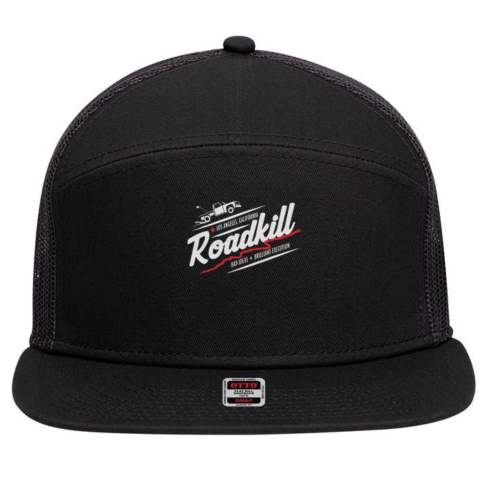 Roadkill Bad Ideas, Brilliant Execution Adult 7 Panel Mesh Trucker Snapback Hat