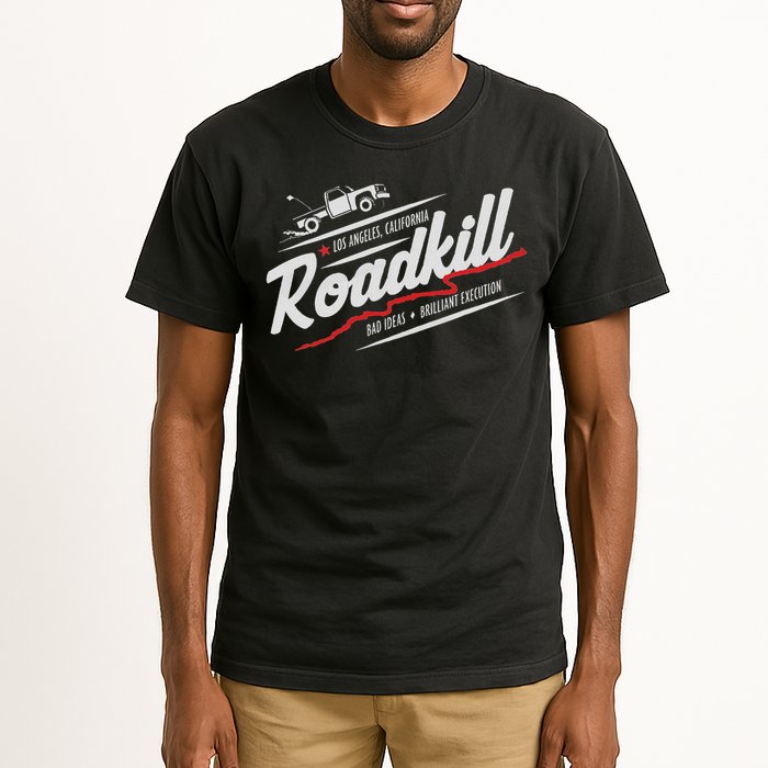 Roadkill Bad Ideas, Brilliant Execution Adult Tall T-Shirt