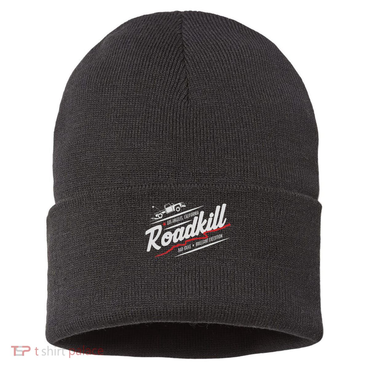 Roadkill Bad Ideas, Brilliant Execution Adult Sustainable Knit Beanie