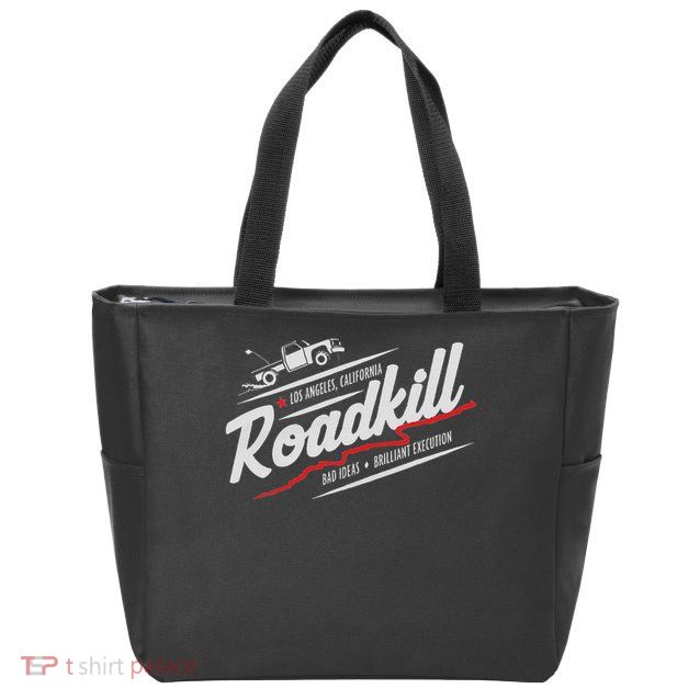 Roadkill Bad Ideas, Brilliant Execution Adult Zip Tote Bag