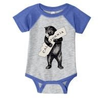 Retro Bear I Love California Great Gift1913 Vintage Cali Bear Gift Infant Baby Jersey Bodysuit