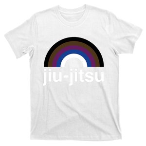 Rainbow Brazilian JiuJitsu Is BJJ Gay Design T-Shirt