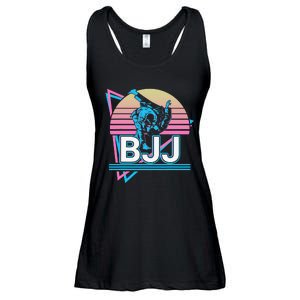 Retro Brazilian Jiu Jitsu Funny BJJ Gifts Ladies Essential Flowy Tank