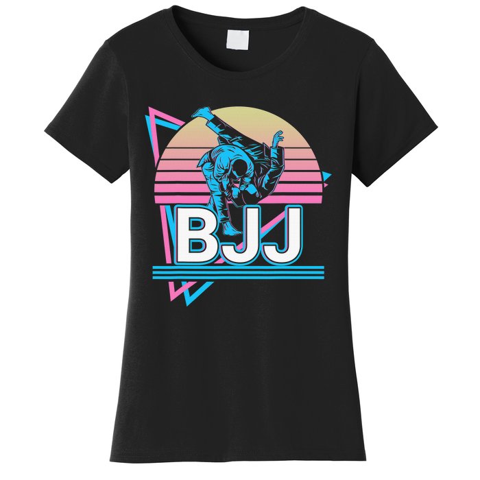 Retro Brazilian Jiu Jitsu Funny BJJ Gifts Women's T-Shirt