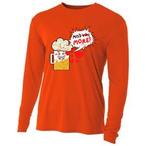 Retro Beer Kawaii Funny Valentines Day Miss Beer Lover Gift Cooling Performance Long Sleeve Crew