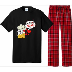 Retro Beer Kawaii Funny Valentines Day Miss Beer Lover Gift Pajama Set