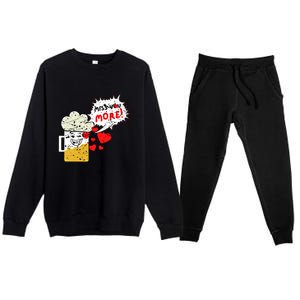 Retro Beer Kawaii Funny Valentines Day Miss Beer Lover Gift Premium Crewneck Sweatsuit Set