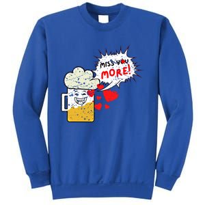 Retro Beer Kawaii Funny Valentines Day Miss Beer Lover Gift Sweatshirt