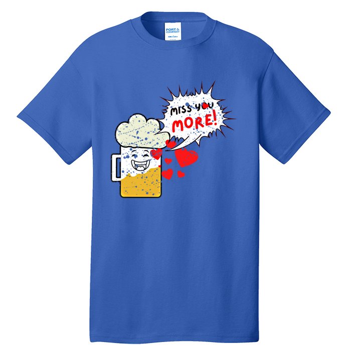 Retro Beer Kawaii Funny Valentines Day Miss Beer Lover Gift Tall T-Shirt