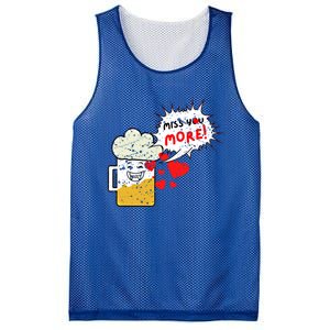 Retro Beer Kawaii Funny Valentines Day Miss Beer Lover Gift Mesh Reversible Basketball Jersey Tank