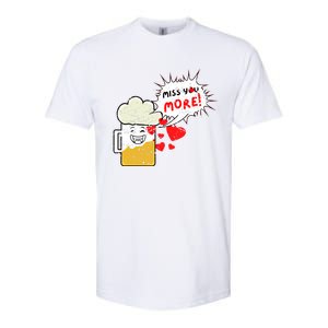 Retro Beer Kawaii Funny Valentines Day Miss Beer Lover Gift Softstyle CVC T-Shirt