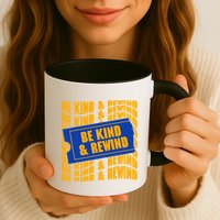 Retro Be Kind And Rewind Blockbuster Video Mug