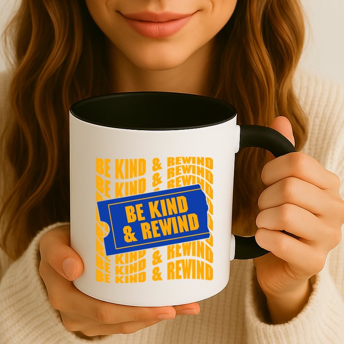 Retro Be Kind And Rewind Blockbuster Video Mug