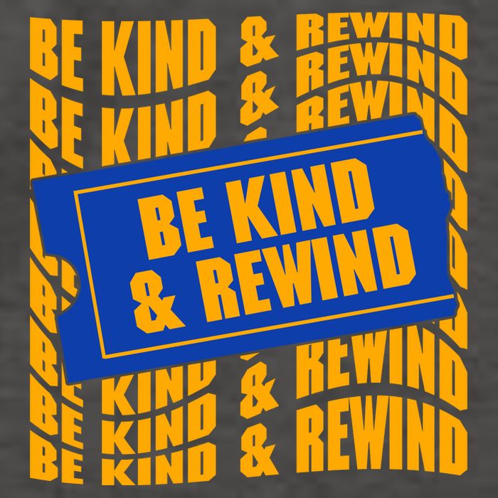 Retro Be Kind And Rewind Blockbuster Video Vector Backpack
