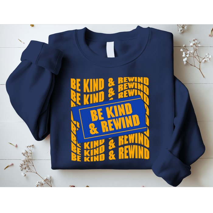 Retro Be Kind And Rewind Blockbuster Video Sweatshirt