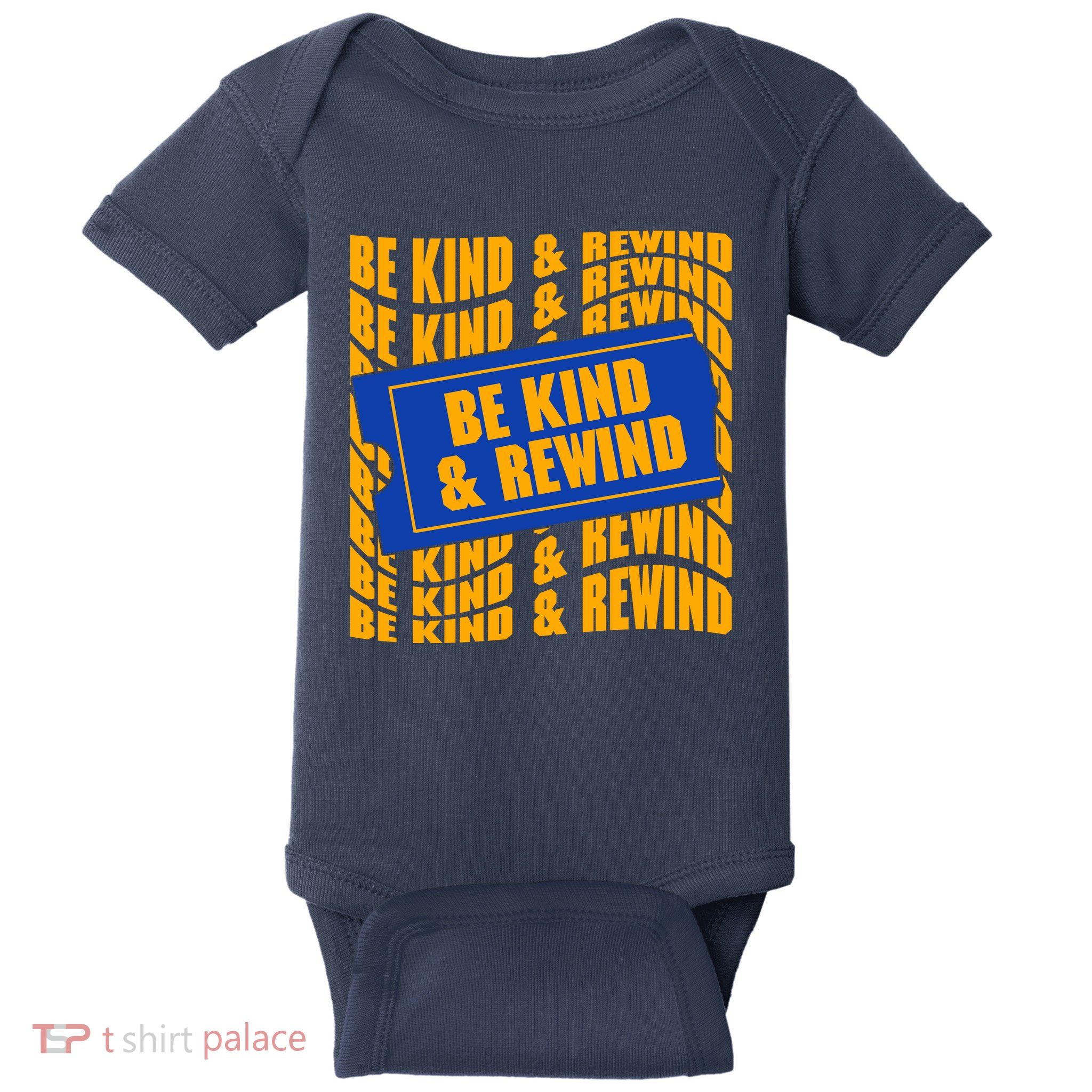 Retro Be Kind And Rewind Blockbuster Video Baby Bodysuit
