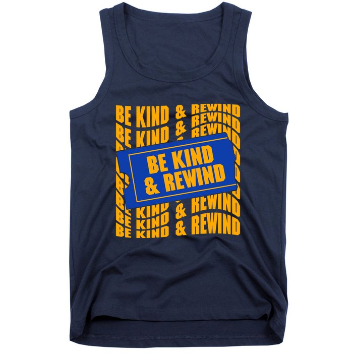 Retro Be Kind And Rewind Blockbuster Video Tank Top
