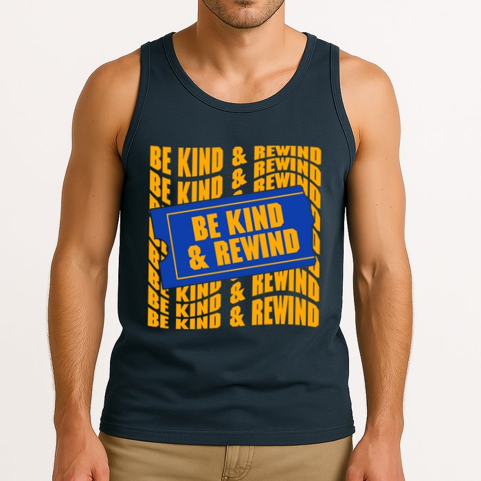 Retro Be Kind And Rewind Blockbuster Video Tank Top