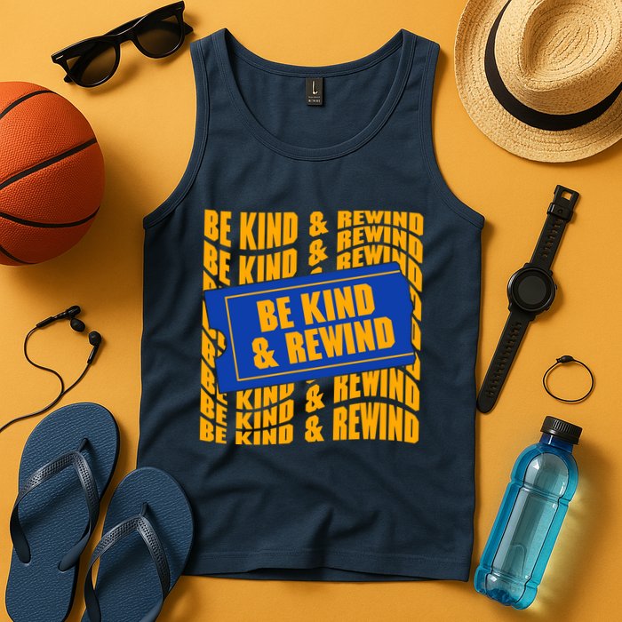 Retro Be Kind And Rewind Blockbuster Video Tank Top