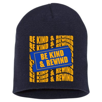 Retro Be Kind And Rewind Blockbuster Video Short Acrylic Beanie