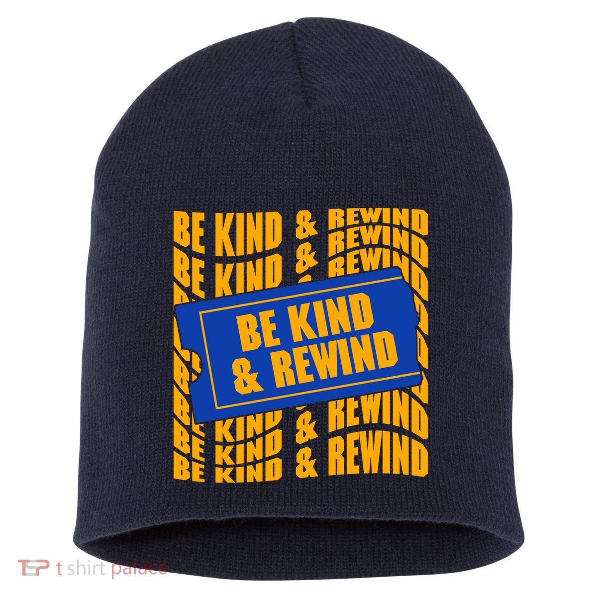 Retro Be Kind And Rewind Blockbuster Video Short Acrylic Beanie