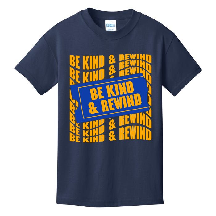 Retro Be Kind And Rewind Blockbuster Video Kids T-Shirt