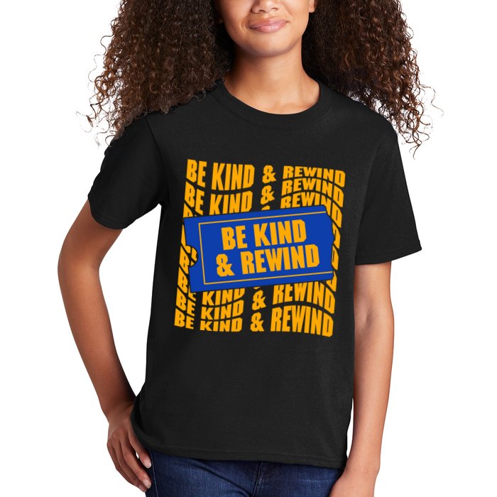Retro Be Kind And Rewind Blockbuster Video Kids T-Shirt