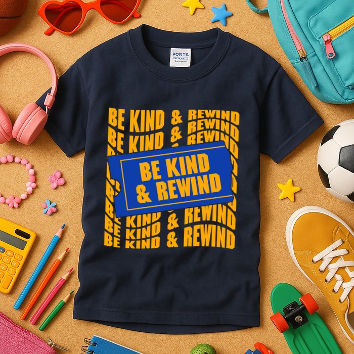 Retro Be Kind And Rewind Blockbuster Video Kids T-Shirt