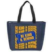 Retro Be Kind And Rewind Blockbuster Video Zip Tote Bag