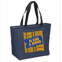Retro Be Kind And Rewind Blockbuster Video Zip Tote Bag