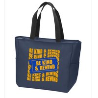 Retro Be Kind And Rewind Blockbuster Video Zip Tote Bag