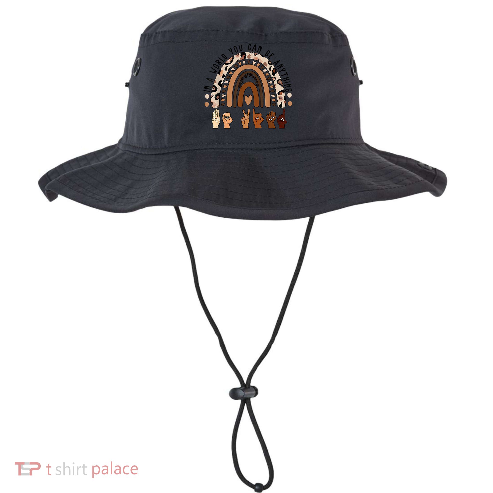 Rainbow Be Kind Sign Language We Wear Orange For Unity Day Legacy Cool Fit Booney Bucket Hat