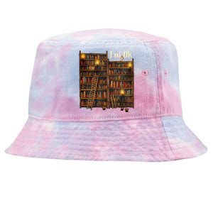 Reading Book Lovers I'm Ok National Book Lovers Day Funny Gift Tie-Dyed Bucket Hat