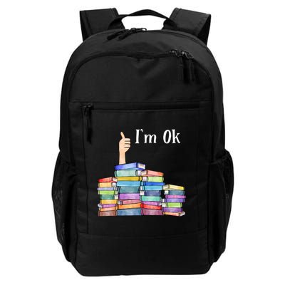 Reading Book Lovers I'm Ok National Book Lovers Day Gift Backpack