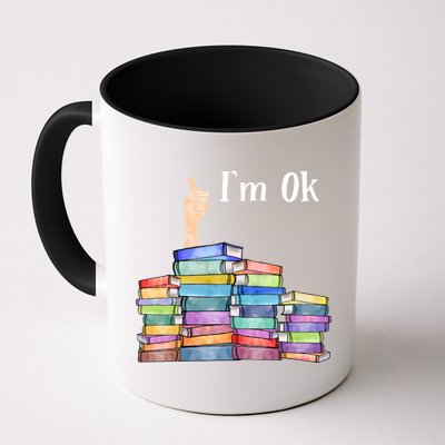 Reading Book Lovers I'm Ok National Book Lovers Day Gift Mug