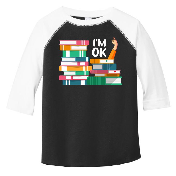 Reading Book Lovers I'm Ok National Book Lovers Day Cute Gift Toddler Fine Jersey T-Shirt
