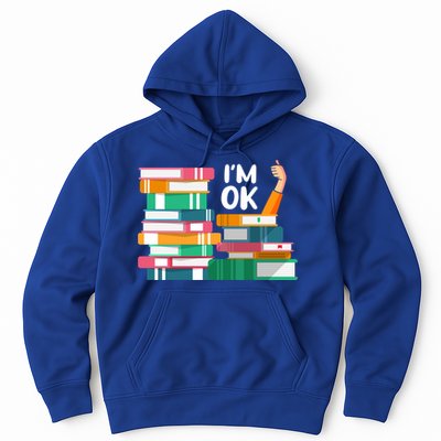 Reading Book Lovers I'm Ok National Book Lovers Day Cute Gift Hoodie